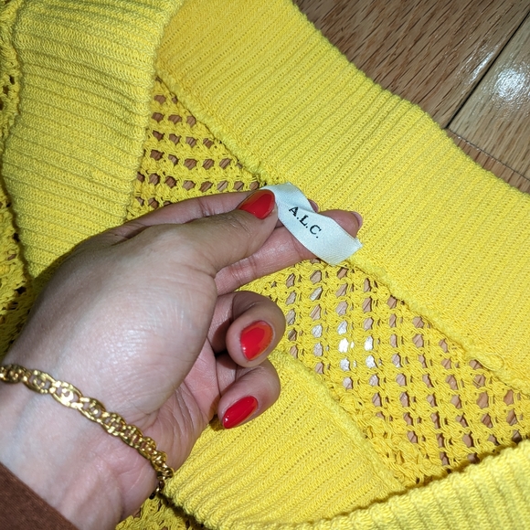 8. NWOT A.L.C. MARCUS CROCHET PANT XS/S - Picture 2 of 5